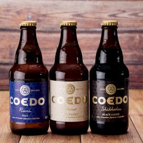 餐廳特別引入日本精釀啤酒品牌COEDO的三款手工啤酒，林隆臣說，啤酒跟拉麵是絕配。