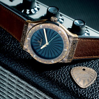 Hublot Classic Fusion Wild Customs青銅腕錶 HK$126,300（另有鈦金屬版本，各限量100枚）