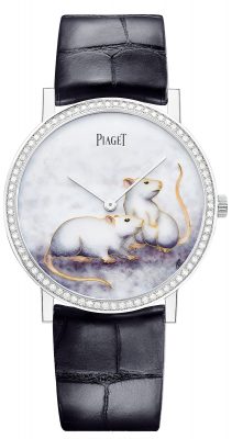 Piaget Altiplano系列鼠年生肖掐絲琺瑯工藝錶盤限量腕錶